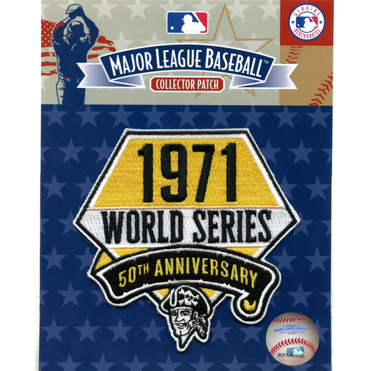 Pittsburgh Pirates 1971 World Series 50th Anniversary Jersey Patch 