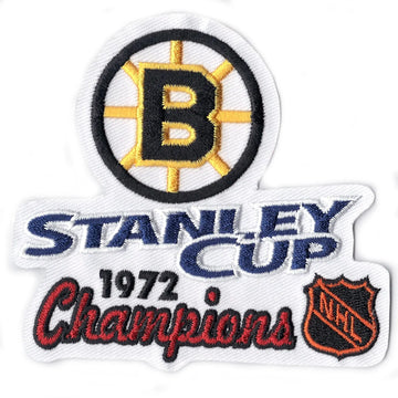 1972 Boston Bruins Stanley Cup Champions Patch 