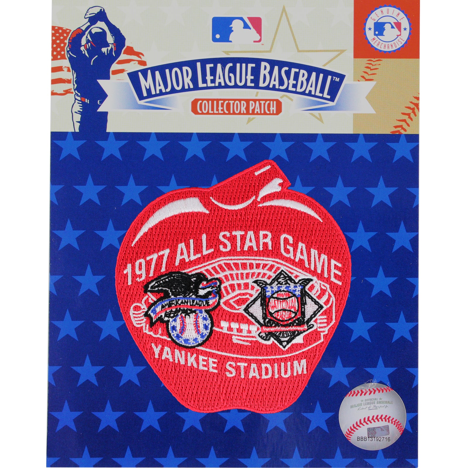 1977 MLB All Star Game New York Yankees Stadium Jersey Patch 
