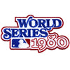 1980 MLB World Series Logo Jersey Patch Philadelphia Phillies vs. Kansas City Royals 