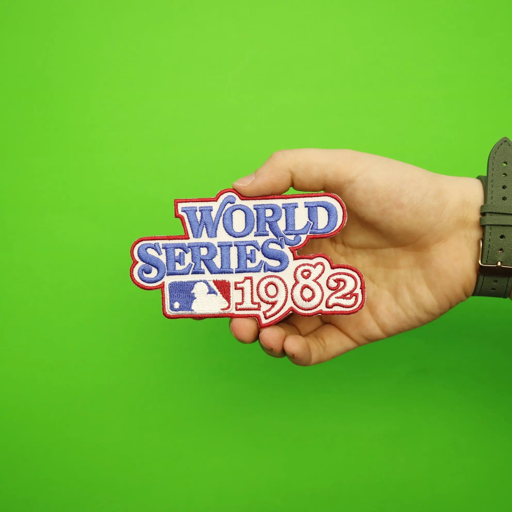 1982 MLB World Series Logo Jersey Patch St. Louis Cardinals vs