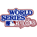 1983 MLB World Series Logo Jersey Patch Baltimore Orioles vs. Philadelphia Phillies 