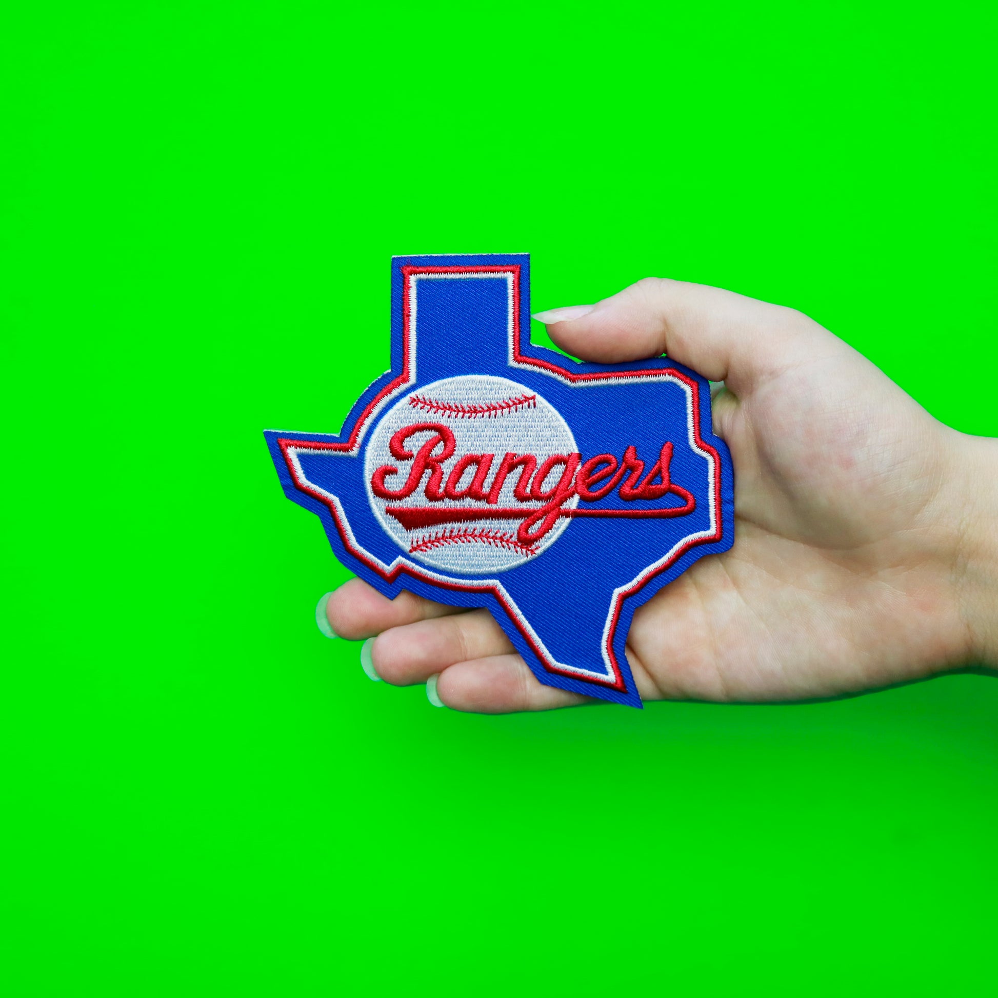 Texas Rangers Throwback Primary Team Logo Patch (1984-1993) 