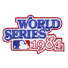 1984 MLB World Series Logo Jersey Patch San Diego Padres vs. Detroit Tigers 