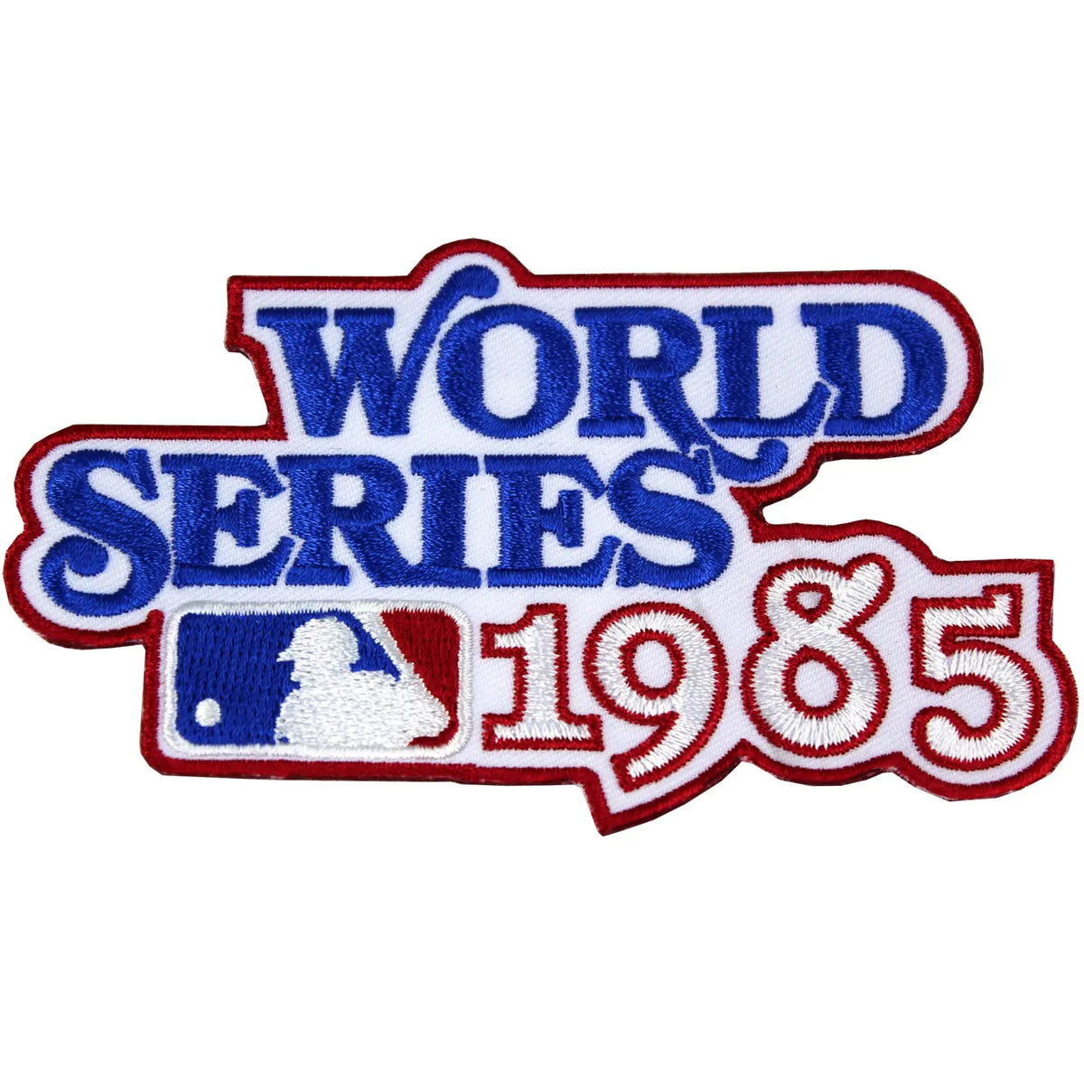 1985 MLB World Series Logo Jersey Patch St. Louis Cardinals vs. Kansas City Royals