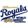 1985 MLB World Series Champions 25th Anniversary Kansas City Royals Jersey Patch 