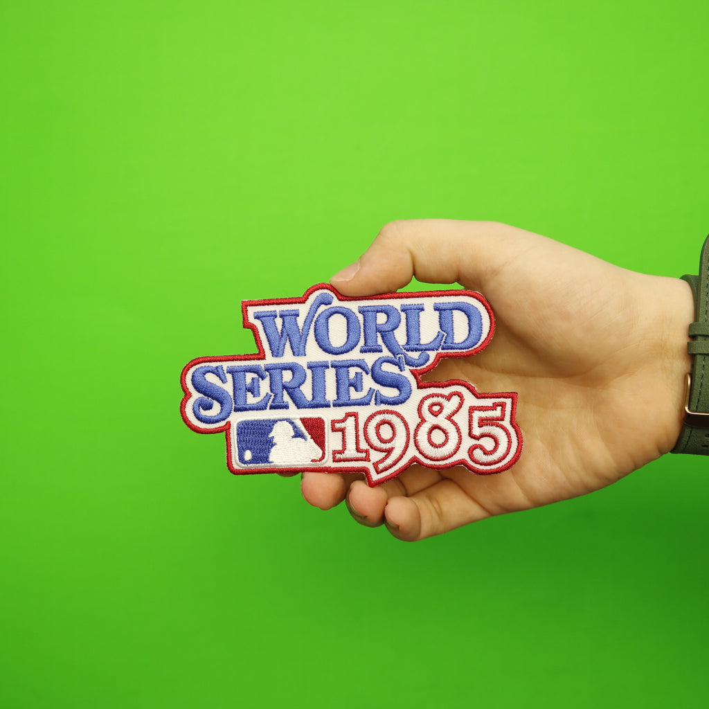 1985 MLB World Series Logo Jersey Patch St. Louis Cardinals vs. Kansas City Royals 