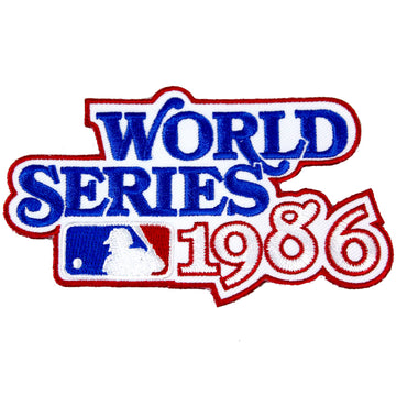 1986 MLB World Series Logo Jersey Patch New York Mets vs. Boston Red Sox 
