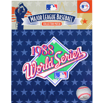 1988 World Series Patch - Los Angeles Dodgers Over Oakland As - Official MLB Licensed Emblem Source PATCHBBWS88