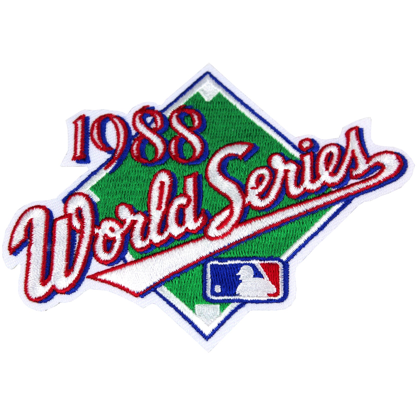 1988 World Series Patch - Los Angeles Dodgers Over Oakland As - Official MLB Licensed Emblem Source PATCHBBWS88