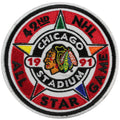 1991 NHL Hockey All Star Game Jersey Patch Chicago Blackhawks 