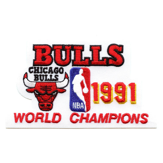 1991 Chicago Bulls NBA World Champions Embroidered Retro Patch 
