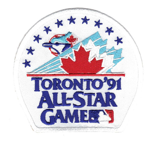 TORONTO BLUE JAYS IRON ON EMBROIDERED PATCH - AbuMaizar Dental Roots Clinic