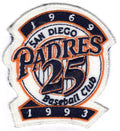 1993 San Diego Padres 25th Anniversary 'Baseball Club' Logo Jersey Sleeve Patch 