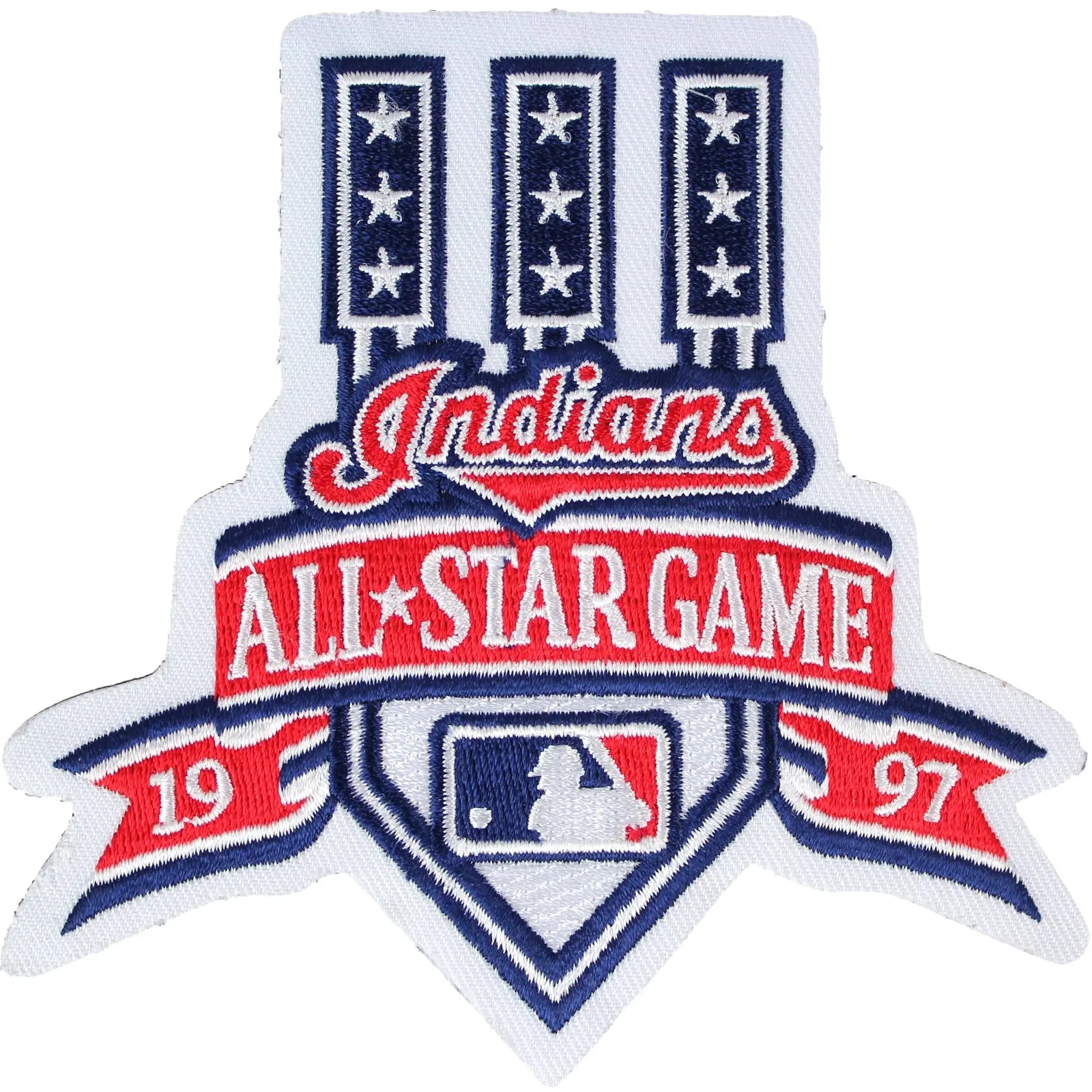 記念グッズ Cleveland Indians Sticker 1997 1997 MLB All Star Game Cleveland Indians Jersey Patch – Patch