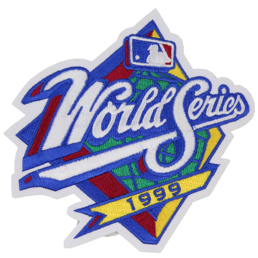 1999 MLB World Series Logo Jersey Patch Atlanta Braves vs. New York Yankees 