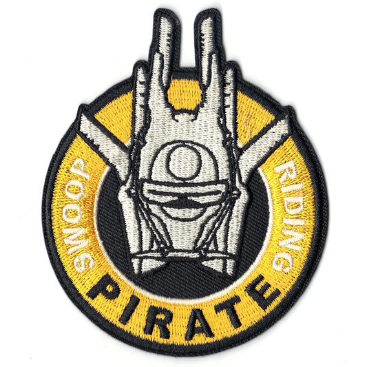 Swoop Riding Pirate Solo A Star Wars Story Logo Iron on Patch 