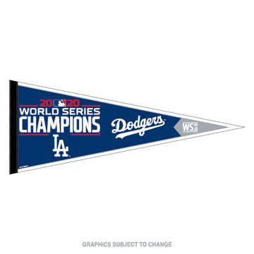 2020 MLB World Series Champions Classic Pennant Los Angeles Dodgers 