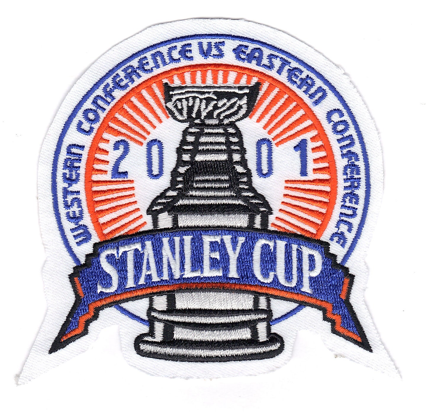 2001 NHL Stanley Cup Final Logo Jersey Patch (New Jersey Devils vs. Colorado Avalanche) 