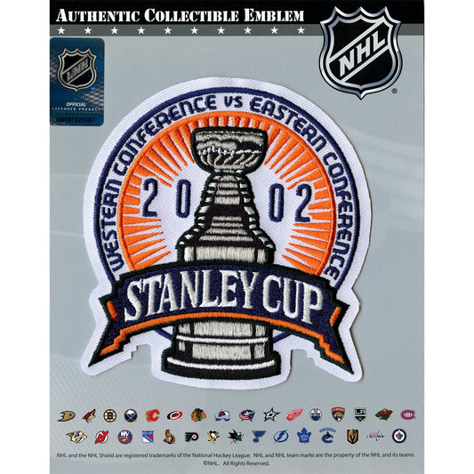 2002 NHL Stanley Cup Finals Jersey Patch Red Wings vs. Carolina Hurricanes 