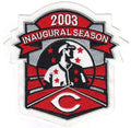 2003 Cincinnati Reds Inaugural Season Great American Ball Park Jersey Patch 