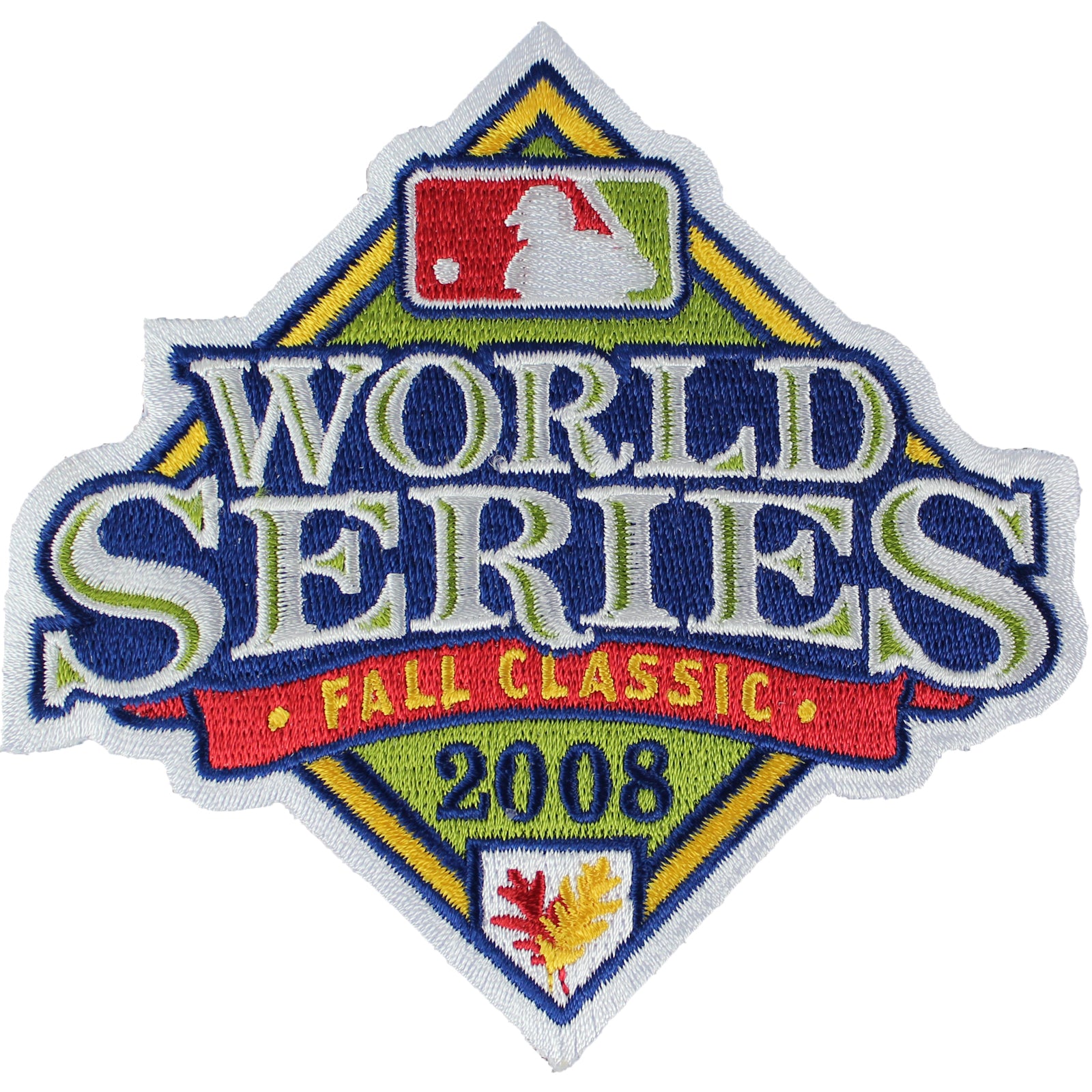 2008 MLB World Series Logo Jersey Patch Philadelphia Phillies vs. Tampa Bay  Rays – Patch Collection