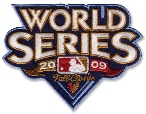 2009 MLB World Series Logo Jersey Sleeve Patch Philadelphia Phillies vs. York Yankees