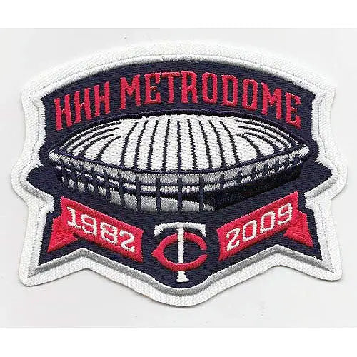 2009 Minnesota Twins HHH Metrodome Final Season Patch