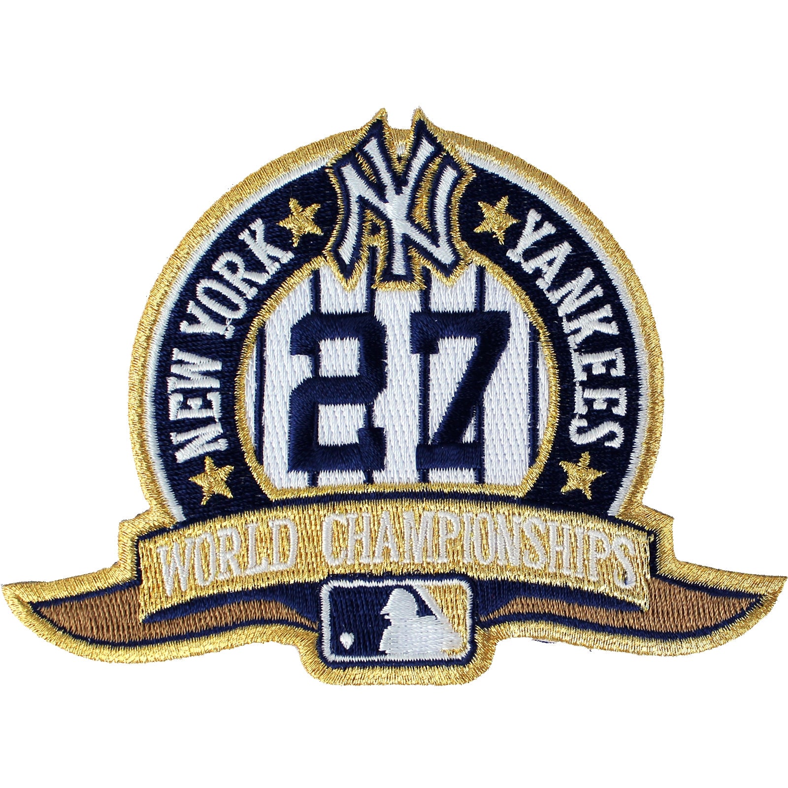 2009 New York Yankees 27 MLB World Series Champions Jersey Patch 
