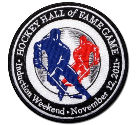 2011 Hockey Hall OF Fame Game Logo Jersey Patch (Ottawa Senators & Toronto Maple Leafs) 
