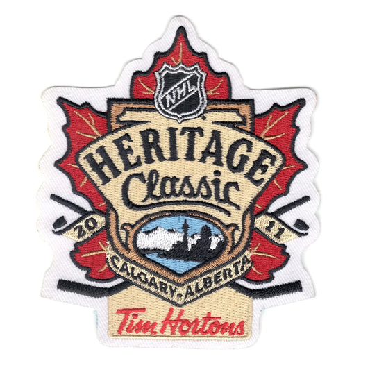 2023 NHL Tim Hortons Heritage Classic Jersey Embroidery Patch Edmonton –  Patch Collection