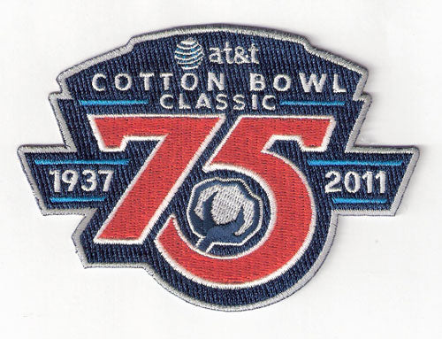2011 AT&T Cotton Bowl Classic 75th Anniversary Game Patch (LSU vs. Texas AM) 