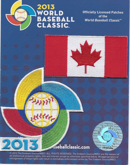 Canada 2013 World Baseball Classic Patch Pack 