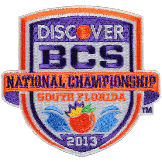 2013 Discover BCS National Championship Game Patch (Notre Dame vs. Alabama) 