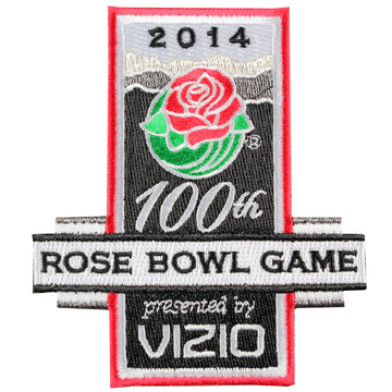 2014 Vizio Rose Bowl Game in Pasadena Jersey Patch 100th Anniversary (Stanford vs. Michigan State) 