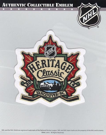 2014 NHL Heritage Classic Game Logo Patch (Vancouver Canucks vs. Ottawa Senators) 