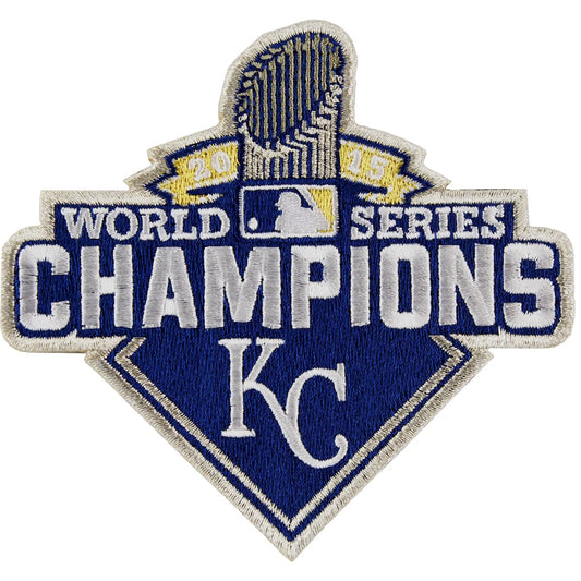2015 Kansas City Royals MLB World Series Champions Logo Jersey Sleeve Patch 