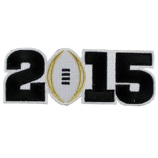 2015 College National Championship Bowl Game Jersey Patch Oregon Ducks vs. Ohio State Buckeyes (White) 