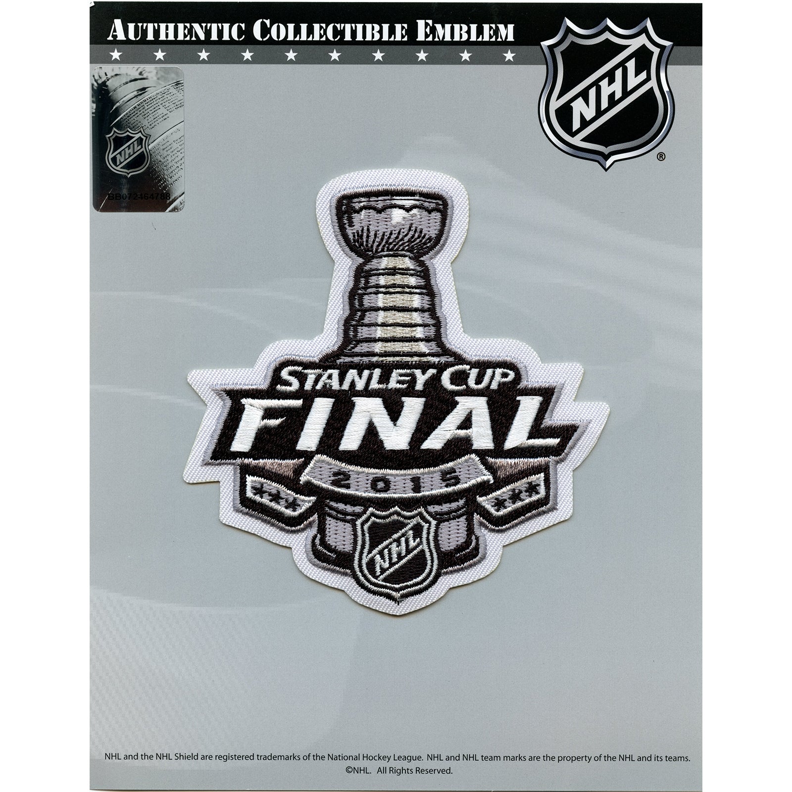 2015 NHL Stanley Cup Final  Logo Jersey Patch Chicago Blackhawks vs. Tampa Bay Lightning 