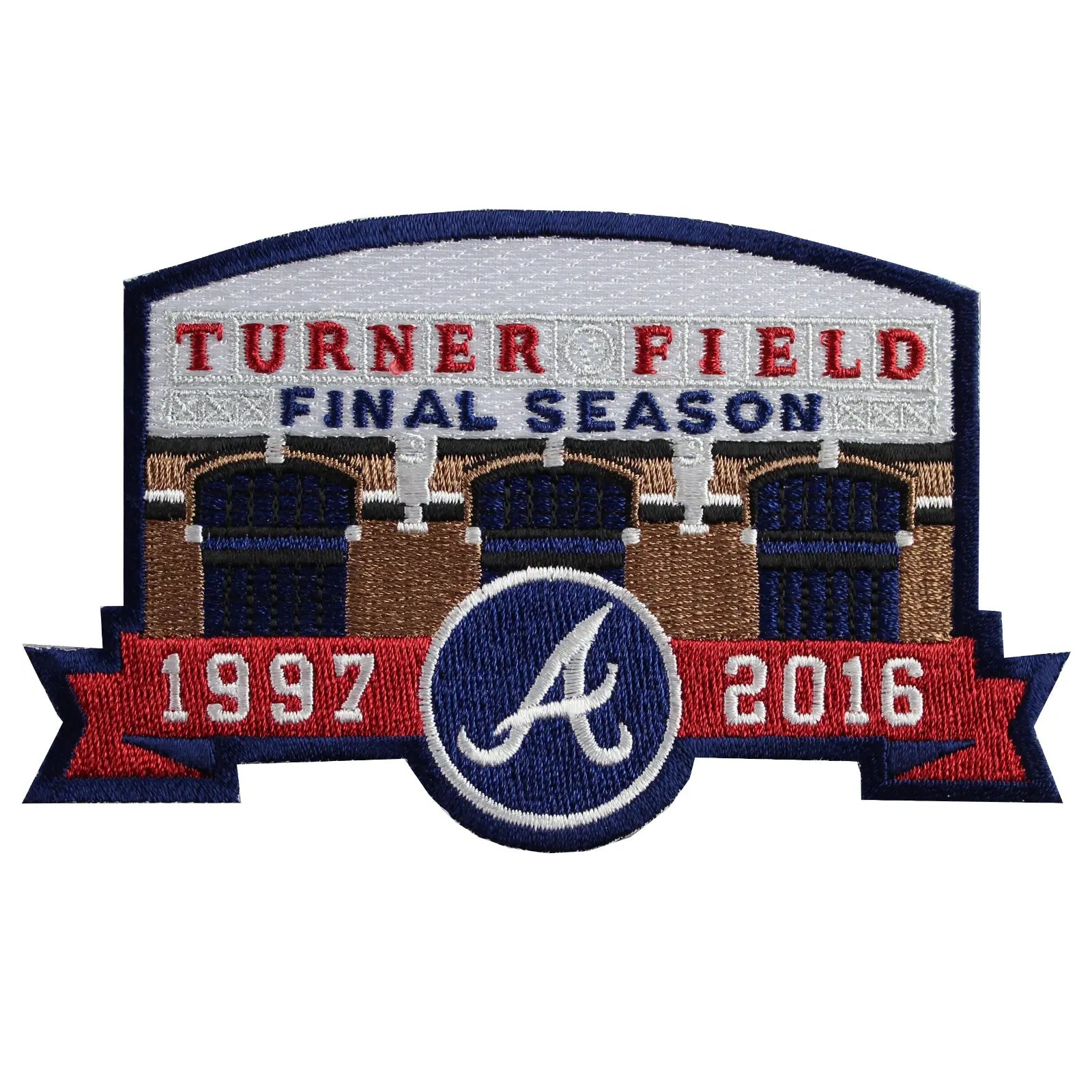 2016 Atlanta Braves Turner Field Final Season Jersey Sleeve Patch ...