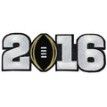 2016 College National Championship Bowl Game Alabama Crimson Tide vs. Clemson Tigers Jersey Patch (Black) 