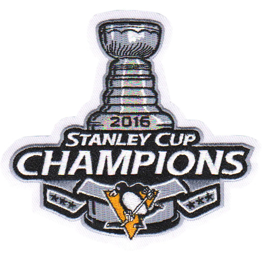 2016 Official NHL Stanley Cup Final Champions Pittsburgh Penguins Jersey Commemorative Patch 