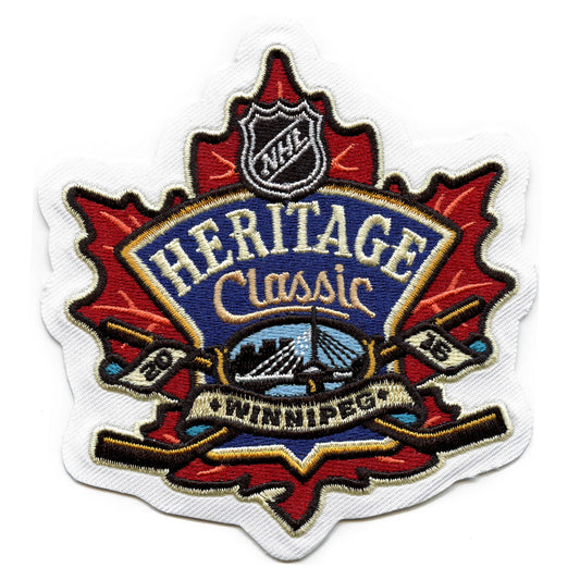 2016 Official NHL Heritage Classic Jersey Patch Winnipeg Jets Edmonton Oilers 