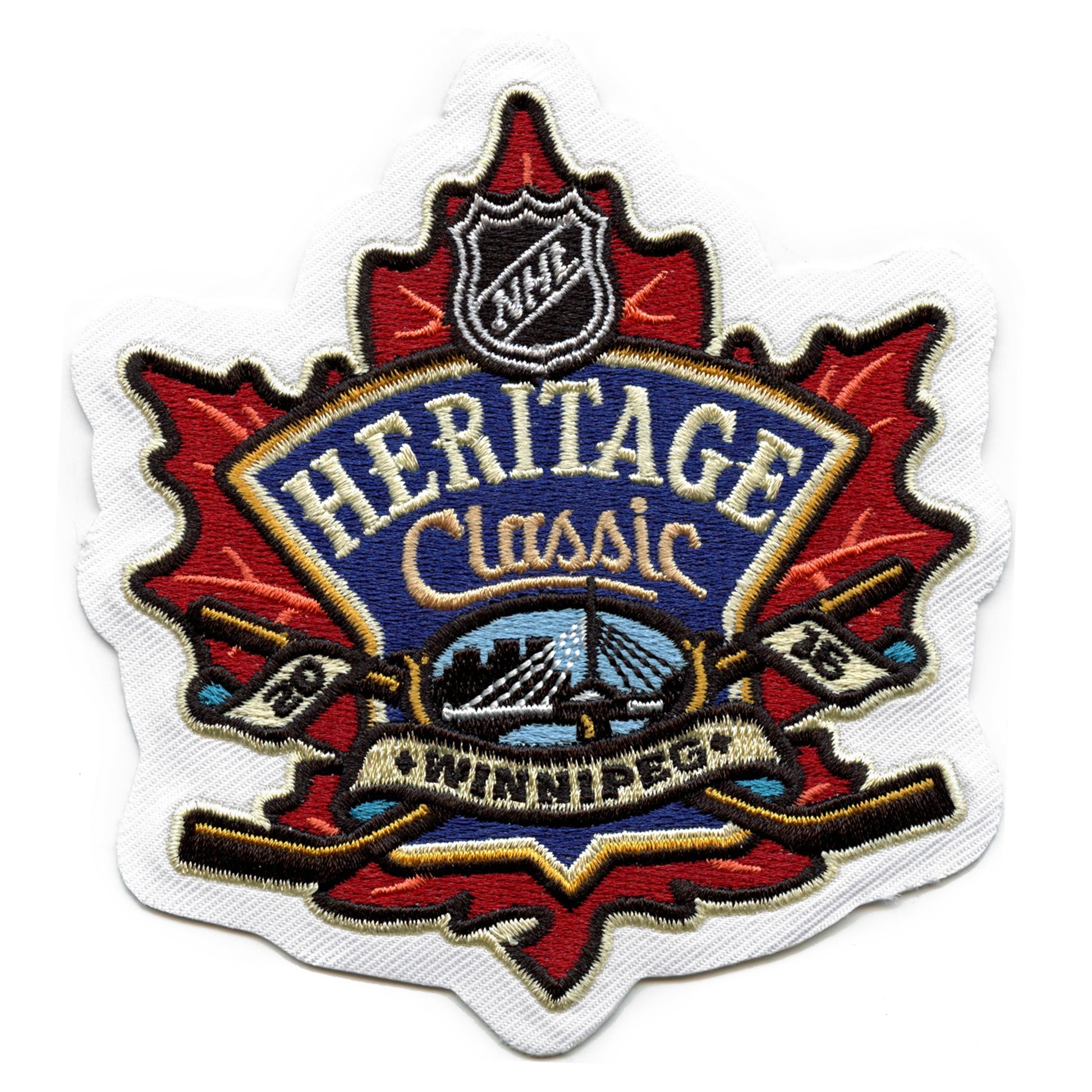 2023 NHL Heritage Classic Jersey Patch Edmonton Oilers Calgary Flames