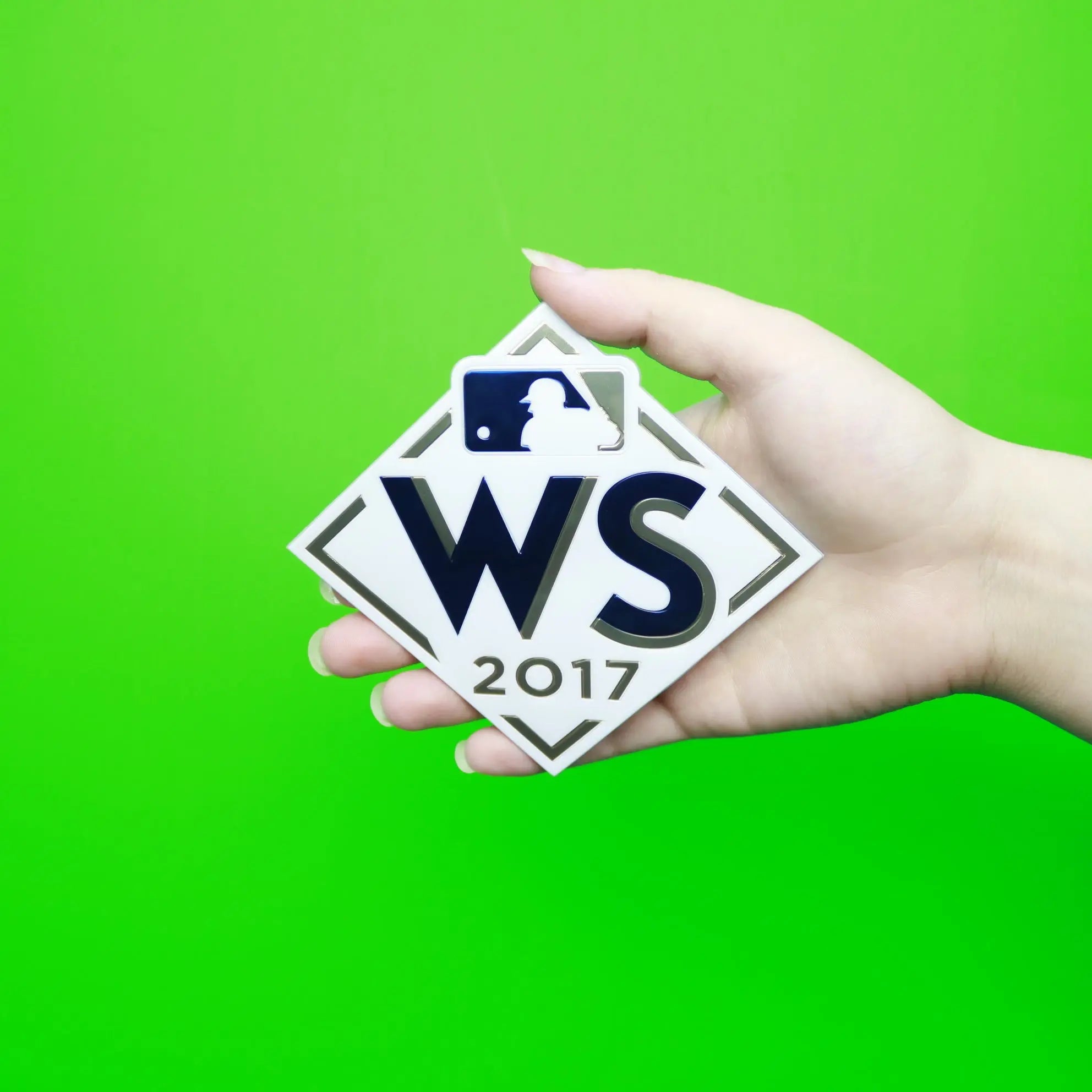 2017 MLB World Series Emboss Tech Jersey Patch Los Angeles Dodgers Houston Astros 