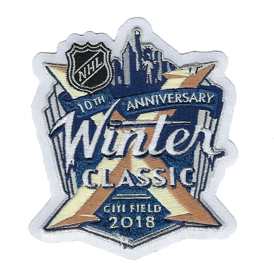 2018 NHL Winter Classic Jersey Patch New York Rangers (10th Anniversary) 
