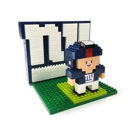 New York Giants BRXLZ Team Logo and Player Puzzle Set 