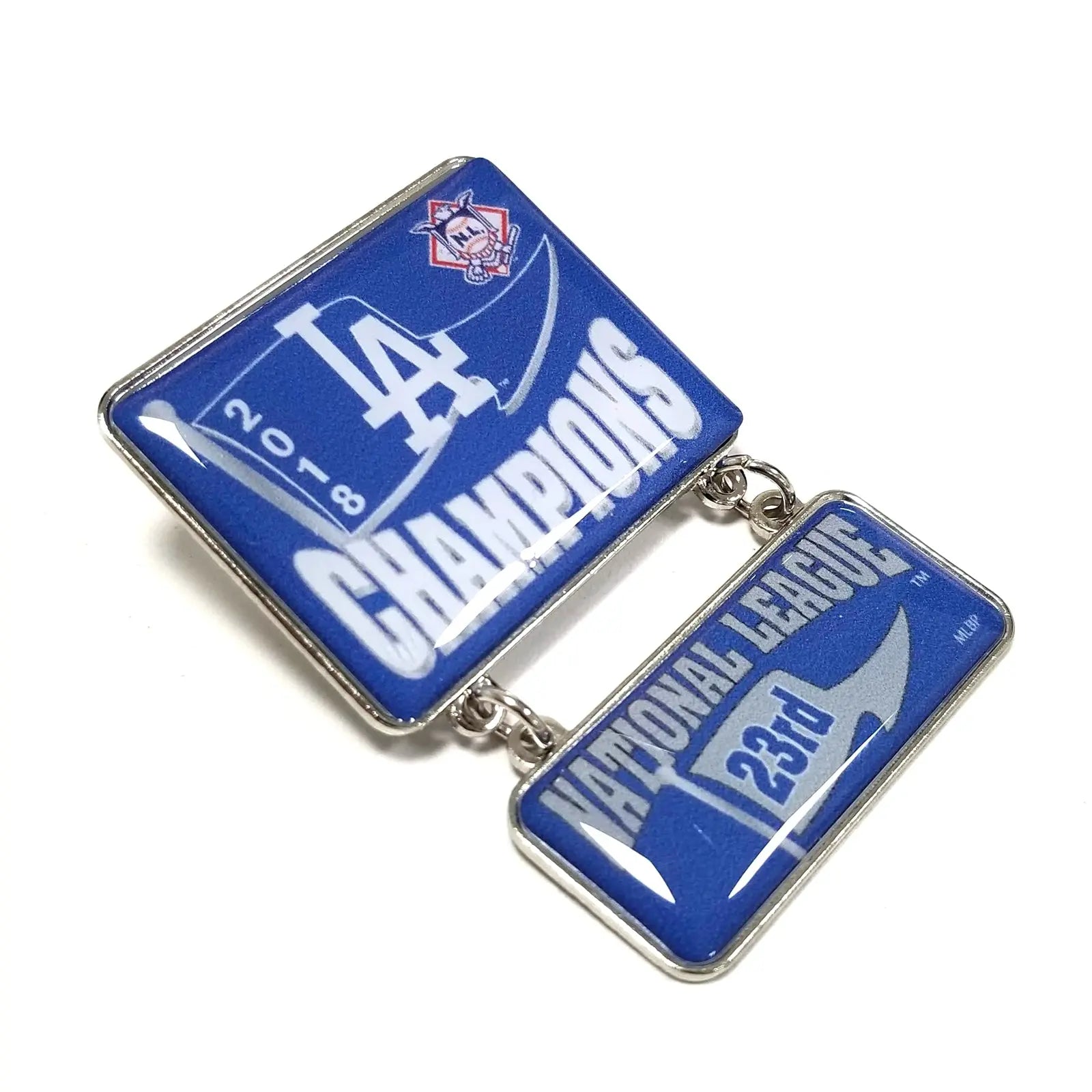 2018 World Series NLCS Dangler Los Angeles Dodgers Lapel Pin 