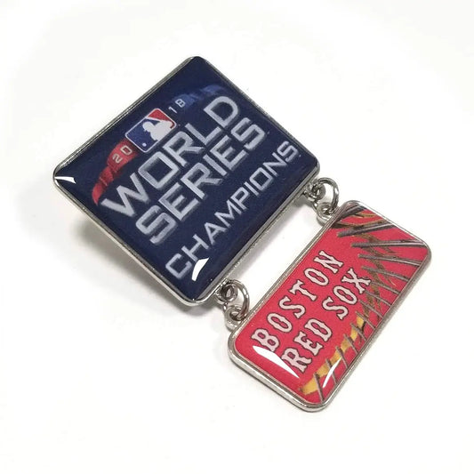 2018 MLB World Series Champions Boston Red Sox Dangler Lapel Pin (AMINCO) 