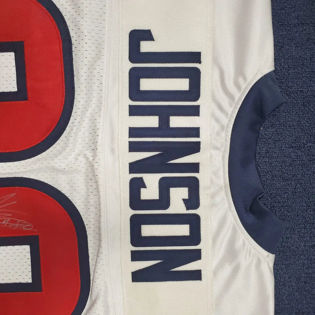 Andre Johnson Autographed/Signed Jersey JSA COA Houston Texans Star